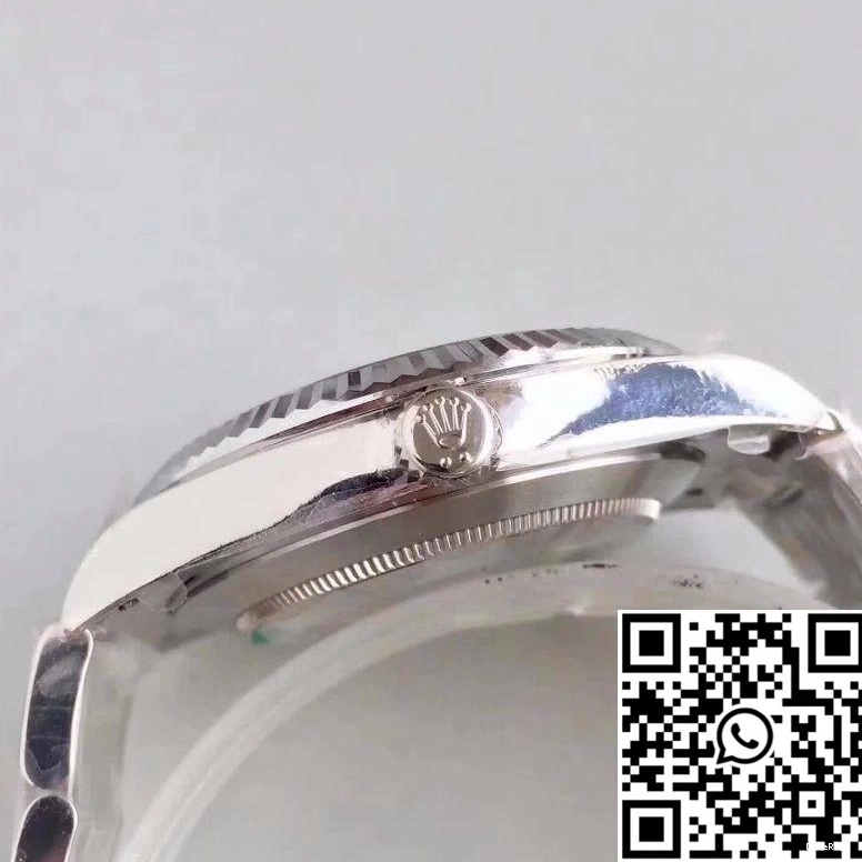 Silver 41MM Rolex EW II Factory Dial 116334-0009 Datejust 0113